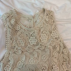 Vintage crochet summer dress